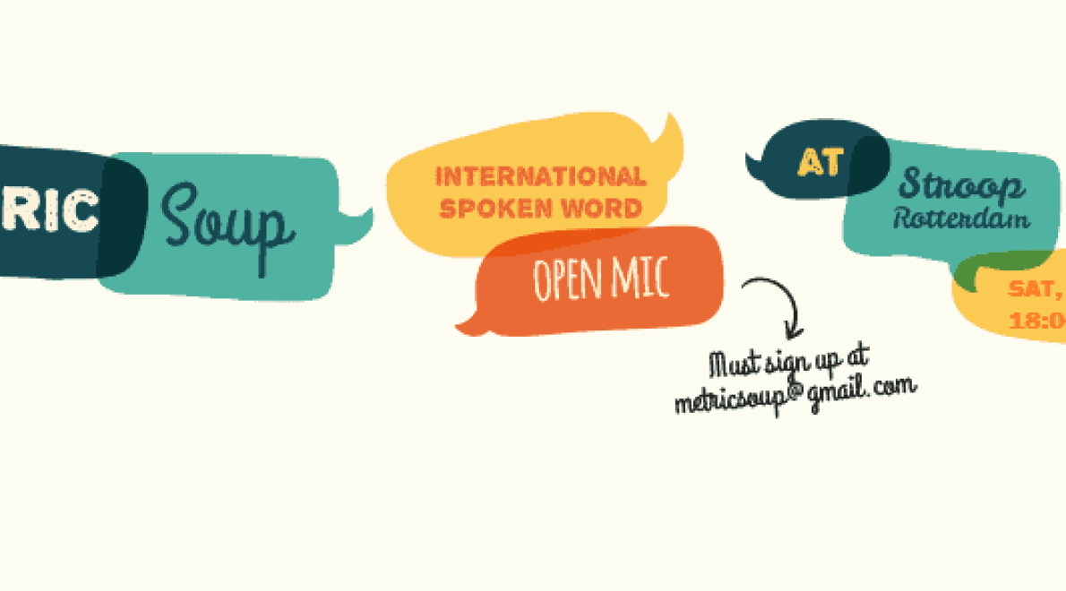 Metric Soup #4 – International Spoken Word Open Mic
