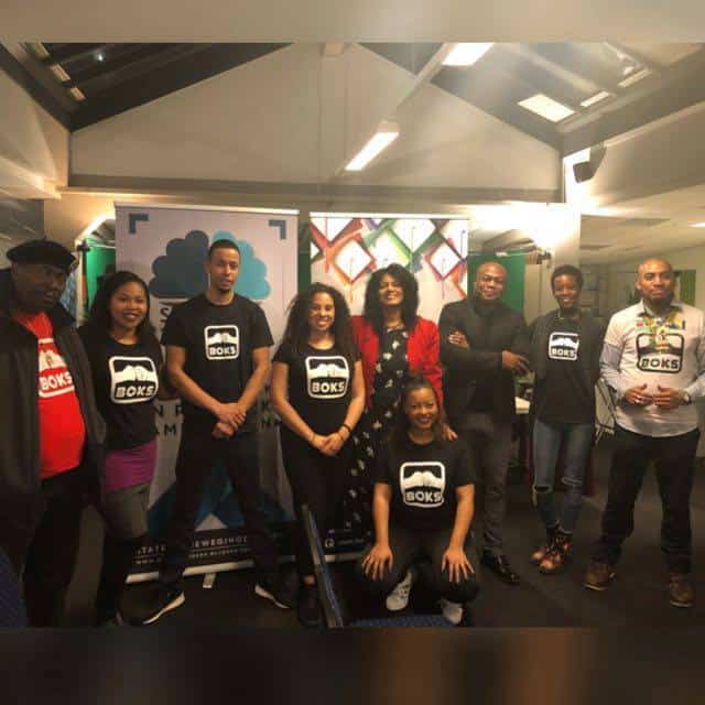 Team BOKS en gasten op de Surinameavond enkele weken geleden