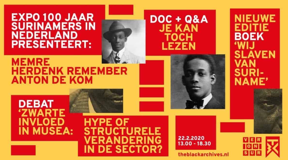 Memre Anton de Kom, Herdenk Anton de Kom | Debat 'Zwarte invloed in musea, hype?' #DecolonizeTheMuseum