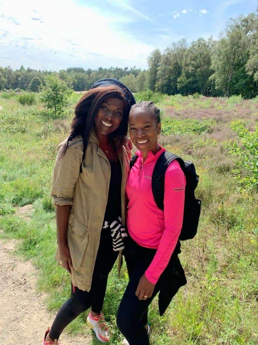 Foto Diaspora WellHouse: Irene Hin en Sabrina Starke 