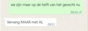 al niet maar