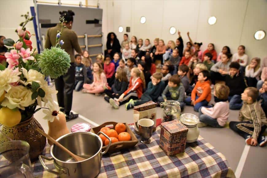 Aspha Bijnaar Gastcollege Educatie Studio A. Bekemaschool - Brandeisfotografie